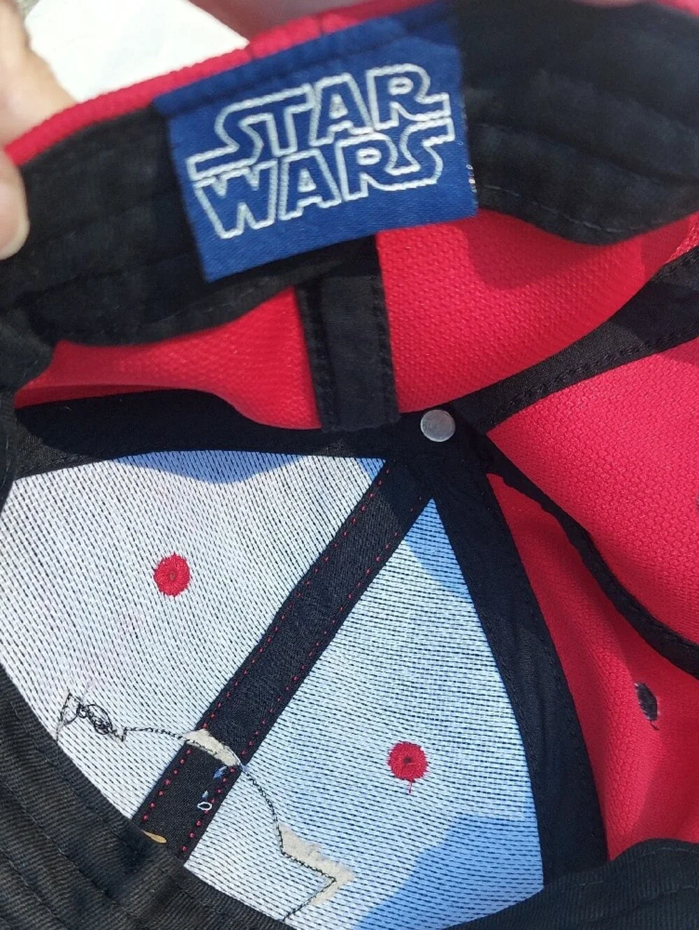 Star Wars Red and Black Logo Cap